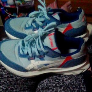 Asics Tarther Blast Aqua Angel/Ivory Womens Running Shoes Size 7